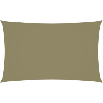 Afbeelding van VidaXL Zonnescherm rechthoekig 3x6 m oxford stof beige