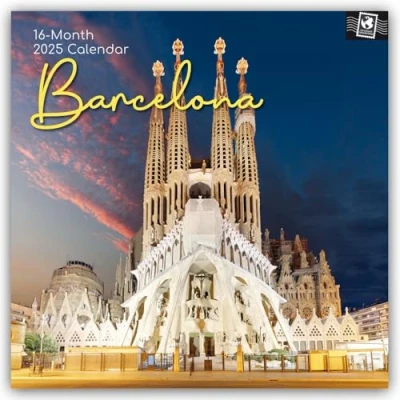 Afbeelding van Barcelona 2025 16 Monatskalender: Original Gifted Stationery Kalender [Mehrsprachig] [Kalender]