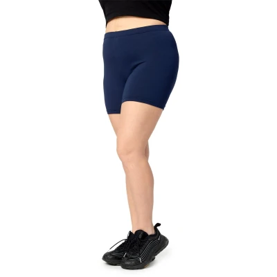 Afbeelding van Merry Style Leggings Grote Maten Dames Kort Katoen DonkerMelange Marineblauw 7XL MS MS10 464 LE