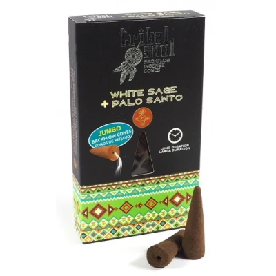 Afbeelding van Tribal Soul Backflow Incesne White Sage + Palo Santo
