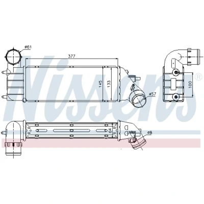 Afbeelding van Nissens Interkoeler 96766
