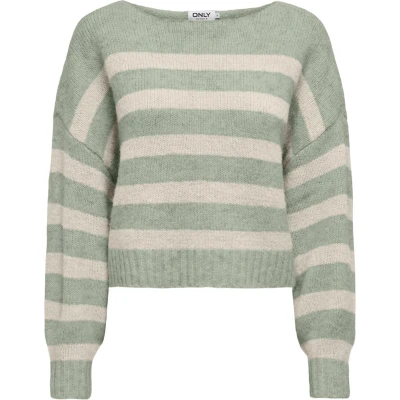 Afbeelding van Trui Only Aya Life Knit Desert Sage/Birch