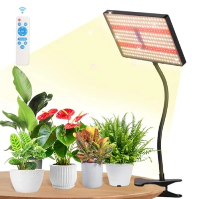 Afbeelding van MICCYE Plantenlamp Led UV IR Volledig Spectrum 286 LEDs Groeilamp met 4/8/12H Timer Dimbare Plantlamp Plant Lamp Grow Light