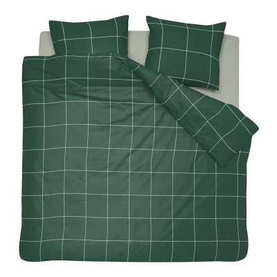 Afbeelding van Dekbedovertrek Robyn Dark Green