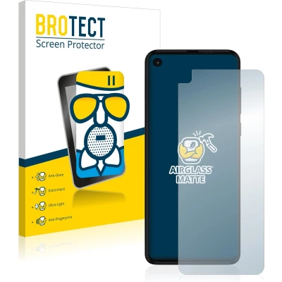 Afbeelding van BROTECT Antireflecterende Glas Screen Protector Mat voor Motorola One Action Schermbeschermer [Beschermglas Folie niet Gehard Glas]