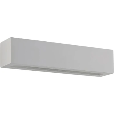 Afbeelding van Lindby LED wandlamp 2 lichts gips H: 7.5 cm G9 wit