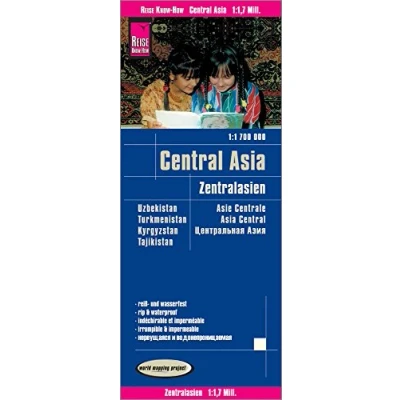 Afbeelding van Reise Know How Landkarte Zentralasien (1:1.700.000) : Usbekistan, Kirgisistan, Turkmenistan und Tadschikistan: world mapping project