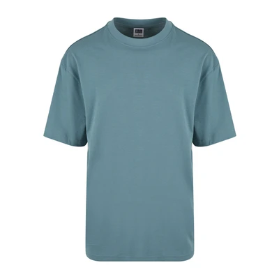 Afbeelding van Urban Classics Signature LOGO TEE Tshirt print, Heren, Maat: 5XL, Dusty blue