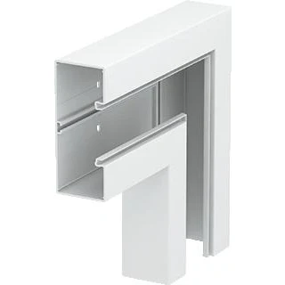 Afbeelding van Obo rapid 80 gk hoekstuk wandgoot kunststof bevestiging binnenliggend bxd 170x70mm wit ral9010 6274720