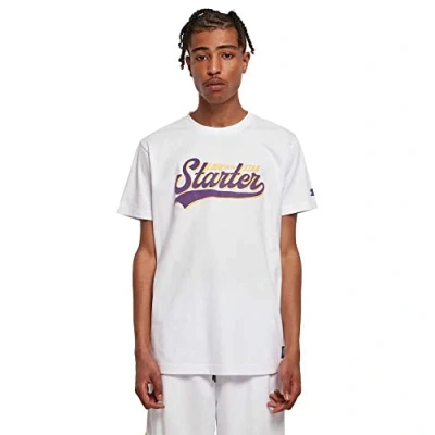 Afbeelding van Starter Tshirt print, Heren, Maat: XXL, White