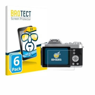 Afbeelding van BROTECT Screenprotector voor Rollei Powerflex 10x Retro Folie Beschermfolie transparant (6 Stuks)
