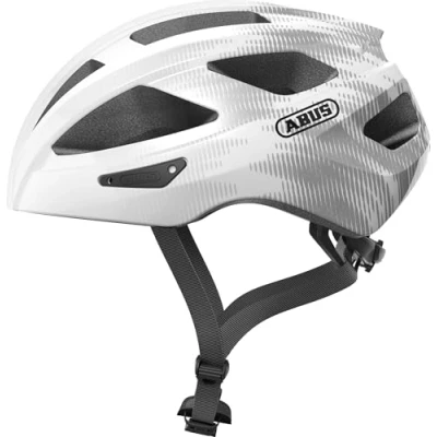Afbeelding van ABUS Macator Racefiets Helm Sportieve Fietshelm Voor Beginners Dames en Heren Wit, Maat S