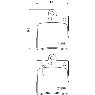 Afbeelding van Remblokkenset, schijfrem HELLA PAGID 8DB 355 008 451