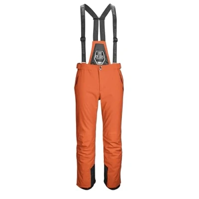 Afbeelding van killtec Heren Skibroek/Skibroek met afritsbare slab en randbescherming Larok, gebrande oranje, L, 35244 000