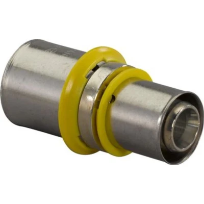 Afbeelding van Uponor verloop gas Ø32x25mm messing 1042540