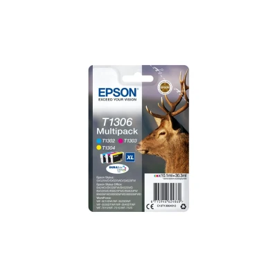 Afbeelding van Epson T130 (C13T130640) Inktcartridge 3 kleuren Voordeelbundel