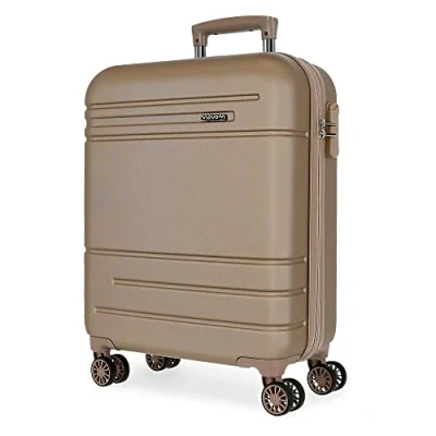 Afbeelding van Movom Galaxy, cabinekoffer, van ABS, een robuust en licht materiaal, zijdelingse combinatiesluiting op de koffer voor veilig reizen, vier dubbele multidirectionele wielen, Beige,