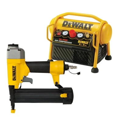 Afbeelding van DeWalt DPSB2IN1SET DPSB2IN1 XJ Combinatie Minibrads &amp; nieten tacker 15 40mm + DPC6MRC Compressor