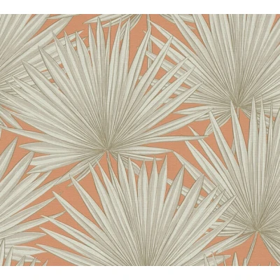 Afbeelding van AS Creation Antigua 39090 3 390903 Oranje / Grijs beige