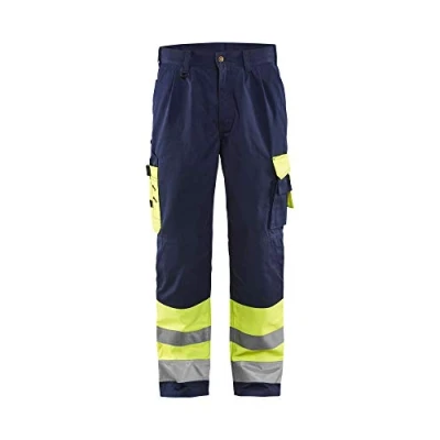 Afbeelding van Blaklader Werkbroek Hi vis 158 4 GEEL/MARINEBLAUW D120