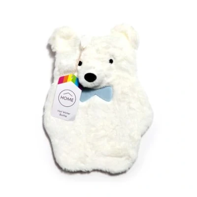 Afbeelding van Fashy warmwaterkruik 0,8 L koe 25x16 cm kinderkruik lichtblauw