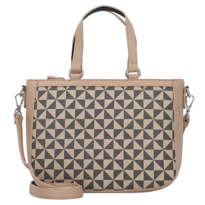 Afbeelding van Gabor Schoudertas Meria Zip Shopper Printed Black Taupe
