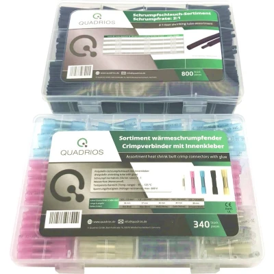 Afbeelding van Quadrios 2107C407 Stootverbinder 0.3 mm² 6 Volledig geïsoleerd Zwart, Transparant 1140 stuk(s)