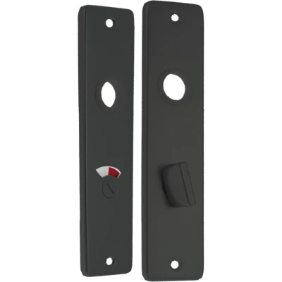Afbeelding van Wc sluitingschild Starx (Aluminium, Zwart)