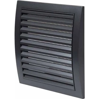 Afbeelding van Muurrooster 190x190 mm antraciet N12A
