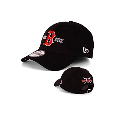 Afbeelding van New Era Baseball Cap Basecap heren Limited Edition met extra team borduurwerk op de achterkant NFL, NBA, MLB pet 9Forty Snapback Yankees, Bulls, Dodgers, Lakers, Sox, Boston Red Sox zwart, Eén maat
