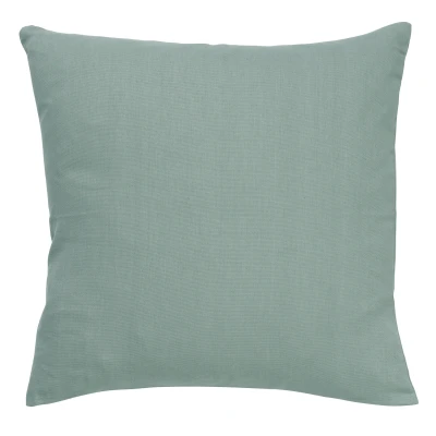Afbeelding van Dutch Decor JAMES Sierkussen 45x45 cm duurzaam katoen effen kleur Jadeite lichtgroen