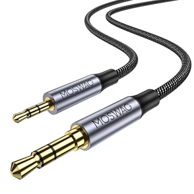 Afbeelding van MOSWAG 3,5 mm naar 2,5 Aux kabel kabel, Audio mm, vervanging voor Bose 700 QuietComfort QC45 QC35II QC35 QC25