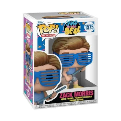 Afbeelding van Funko Pop! TV: SBTB 30th Zack Morris Saved By the Bell Vinyl verzamelfiguur Cadeau idee Officiële Merchandise Speelgoed voor kinderen en volwassenen tv fans modelfiguur