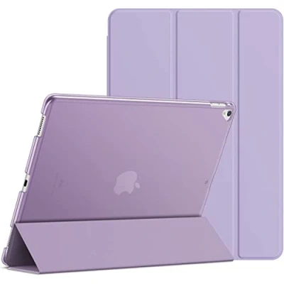 Afbeelding van JETech Hoes voor iPad Pro 12,9 Inch (1e en 2e Generatie, Model van 2015 2017), Case met Automatisch Wekken/Slapen (Lichtpaars)