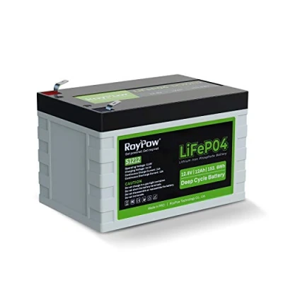 Afbeelding van RoyPow 12V 12Ah LiFePO4 lithium ijzerfosfaatbatterij 3500 cycli oplaadbare batterij met diepe cyclus FiOS vervanging voor SLA campers, kinderscooters, fishfinder