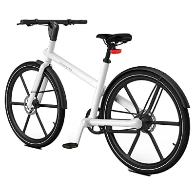 Afbeelding van Honbike UNI4 E bike, 27,5 inch, uniseks, elektrische fiets, URBAN stijl, 250 W, achterwielnaafmotor en carbon riemaandrijving (max. 100 km bereik, schijfrem, luchtvaartaluminium, IPX6, display + app),