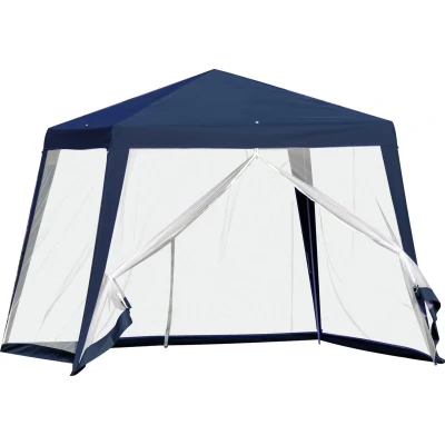 Afbeelding van Outsunny Tuinpaviljoen paviljoen partytent tuintent met muggengaas 3 x m 84C 090