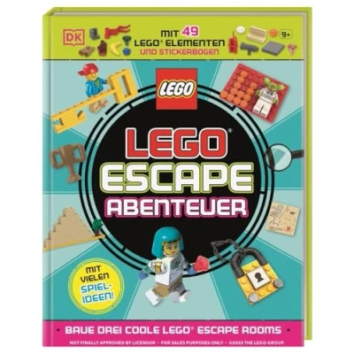 Afbeelding van LEGO® Escape Abenteuer: Baue drei coole Rooms. Mit 49 Elementen und Stickerbogen