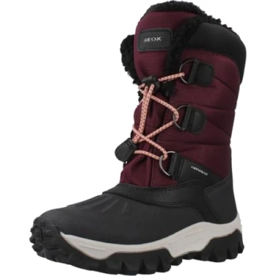 Afbeelding van Geox J Himalaya Girl B Ab, enkellaars meisjes en meisjes, Bordeaux Zwart, 37 EU