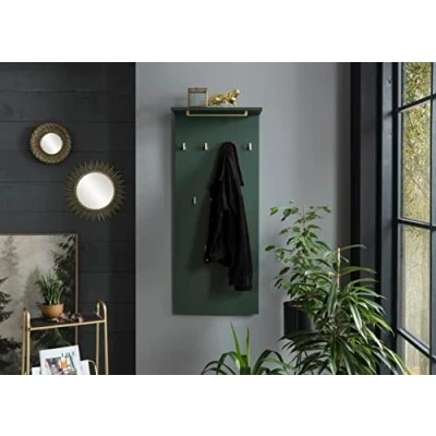 Afbeelding van Schildmeyer Haakpaneel, houtmateriaal, 50 x 20,9 120,6 cm, bosgroen/goud