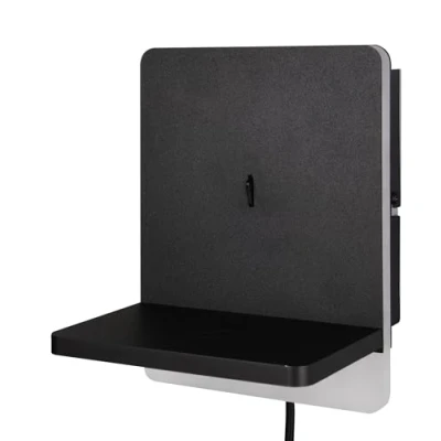Afbeelding van Trio Led slaapkamer wandlamp Fairfield zwart 248670132