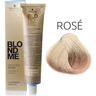 Afbeelding van Schwarzkopf Professional BlondMe Bleach &amp; Tone Additief 60 ml Rose