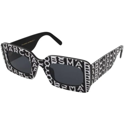 Afbeelding van MARC Jacobs Donna 488/N/S 03K/IR Occhiali da sole Plastica Nero/bianco Grigio Squadrata