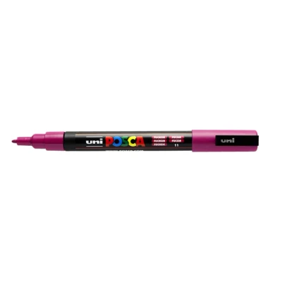 Afbeelding van Verfstift Posca PC3M F fuchsia