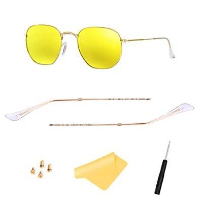 Afbeelding van Vervanging Temple Arm,Temple Tips voor Ray Ban RB3548N zonnebril,met 4 schroeven,1 schroevendraaier