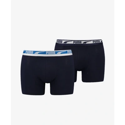 Afbeelding van 2 x Puma Boxershort Multi Logo Black maat M