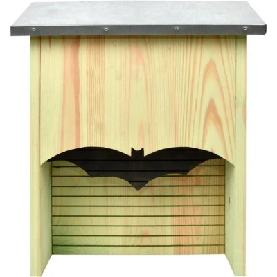 Afbeelding van Esschert Design Vleermuiskast silhouet L