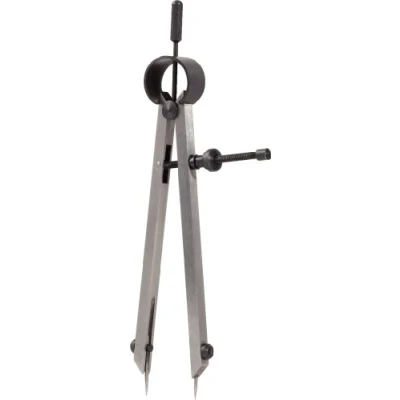 Afbeelding van KS Tools 300.0432 Precisiesteekpasser met veer en verwisselbare punten, 240mm