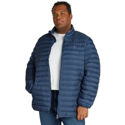Afbeelding van Tommy Hilfiger Packable Recycled Jacket Jas, Heren, Maat: XXL, Aegean sea