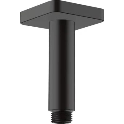 Afbeelding van Hansgrohe vernis shapeplafond aansluiting 100mm mat zwart 26406670
